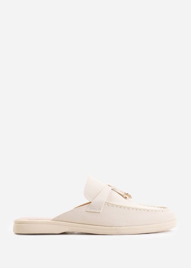 Where's That From Beige Twilight Wide Fit Slip On Loafers