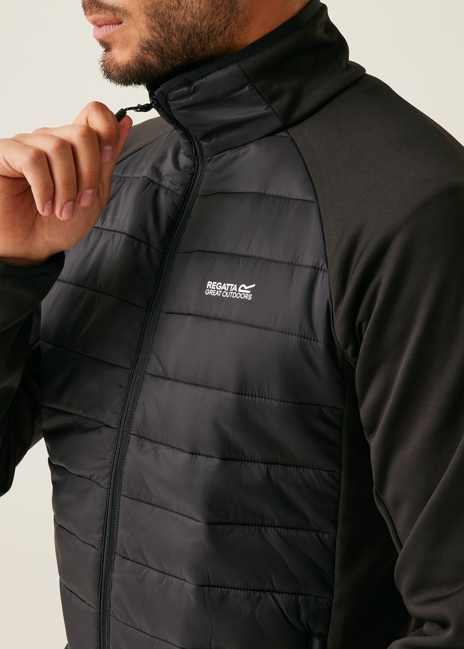 Regatta Black Clumber IV Water Repellent Extol Stretch Hybrid Jacket