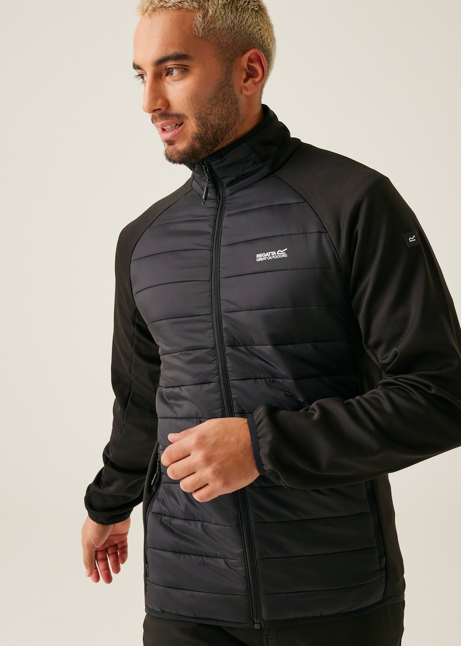 Regatta Black Clumber IV Water Repellent Extol Stretch Hybrid Jacket