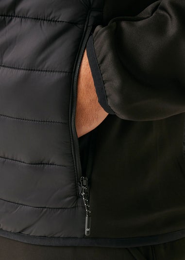 Regatta Black Clumber IV Water Repellent Extol Stretch Hybrid Jacket