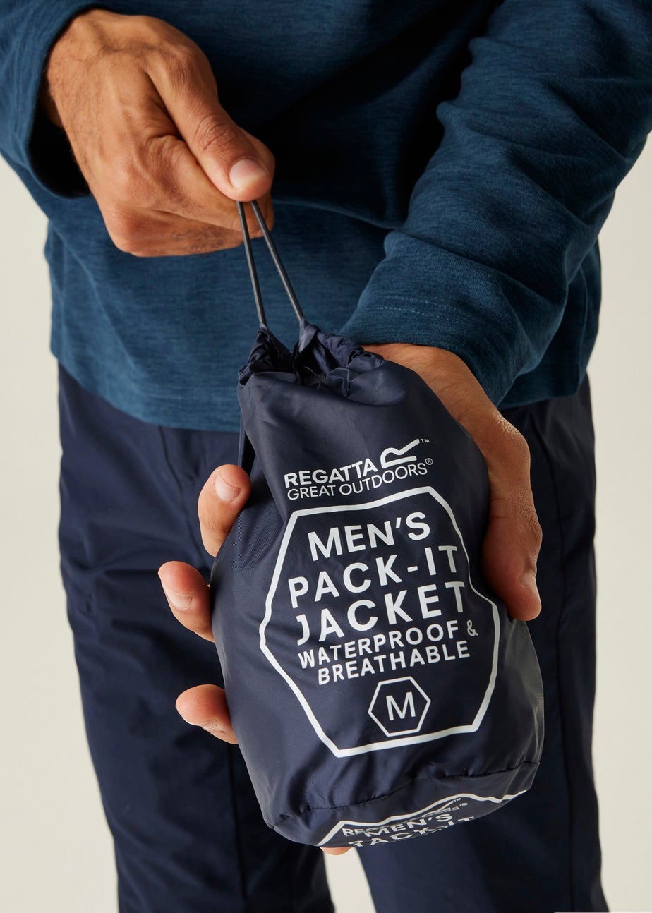 Regatta Navy Pack It III Waterproof Jacket