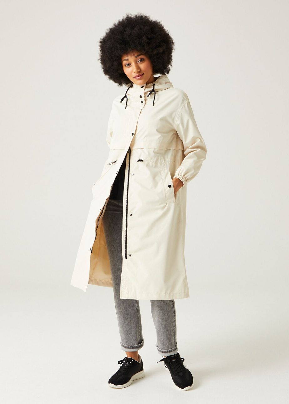 Regatta Cream Nerenda Long Waterproof Jacket