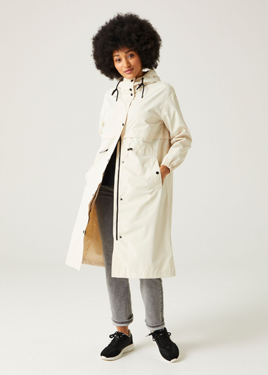 Regatta Cream Nerenda Long Waterproof Jacket