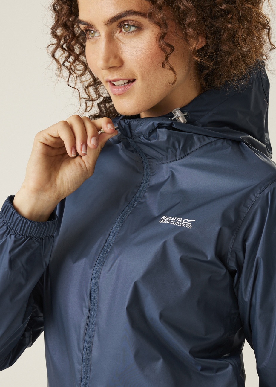 Regatta Dark Blue Pack It III Waterproof Breathable Isolite Jacket