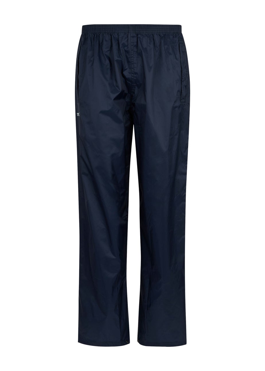 Regatta Navy Pack-It Waterproof Breathable Isolite Overtrousers