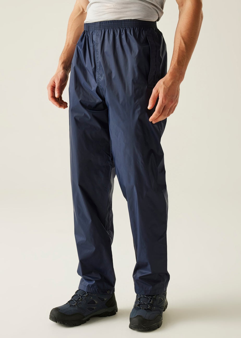 Regatta Navy Pack-It Waterproof Breathable Isolite Overtrousers