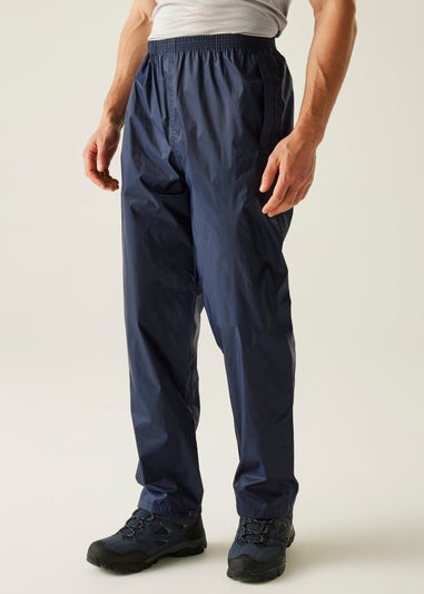 Regatta Navy Pack-It Waterproof Breathable Isolite Overtrousers
