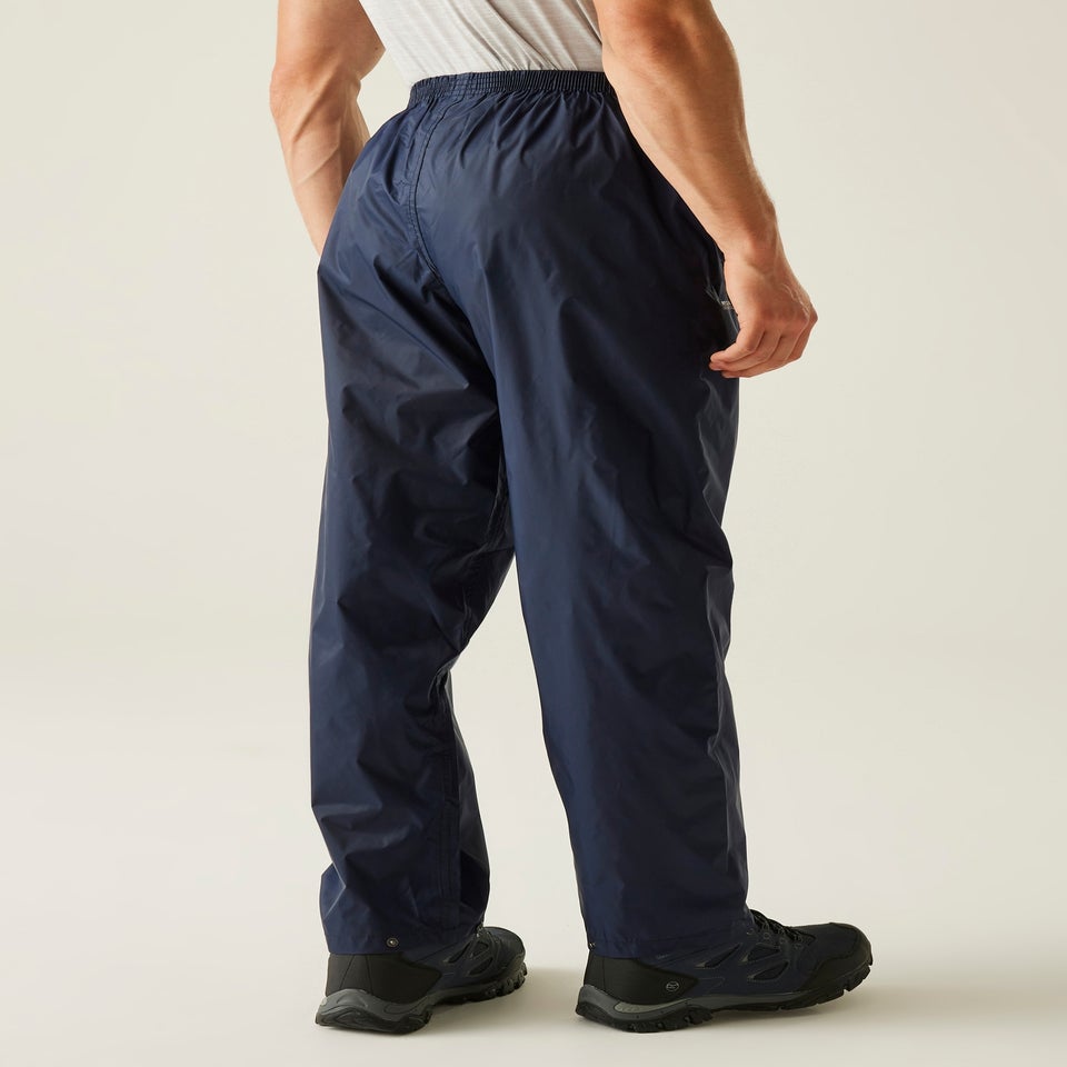 Regatta Navy Pack-It Waterproof Breathable Isolite Overtrousers