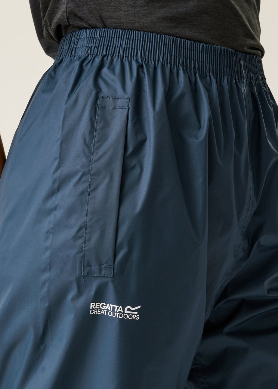 Regatta Blue Pack It Waterproof Overtrouser