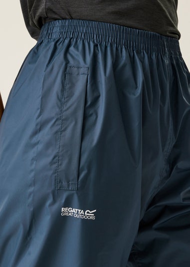 Regatta Blue Pack It Waterproof Overtrouser