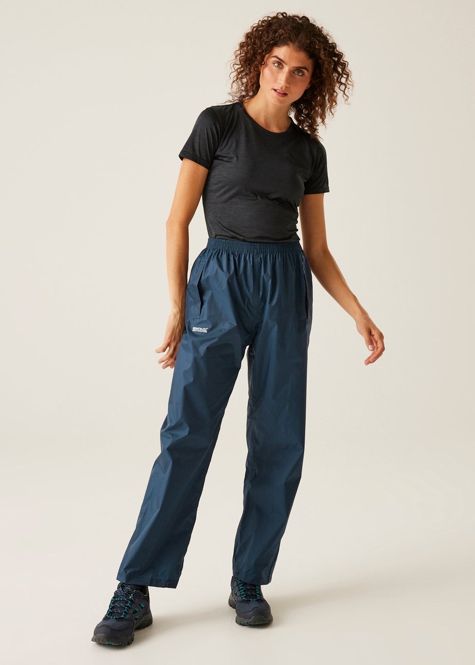 Regatta Blue Pack It Waterproof Overtrouser