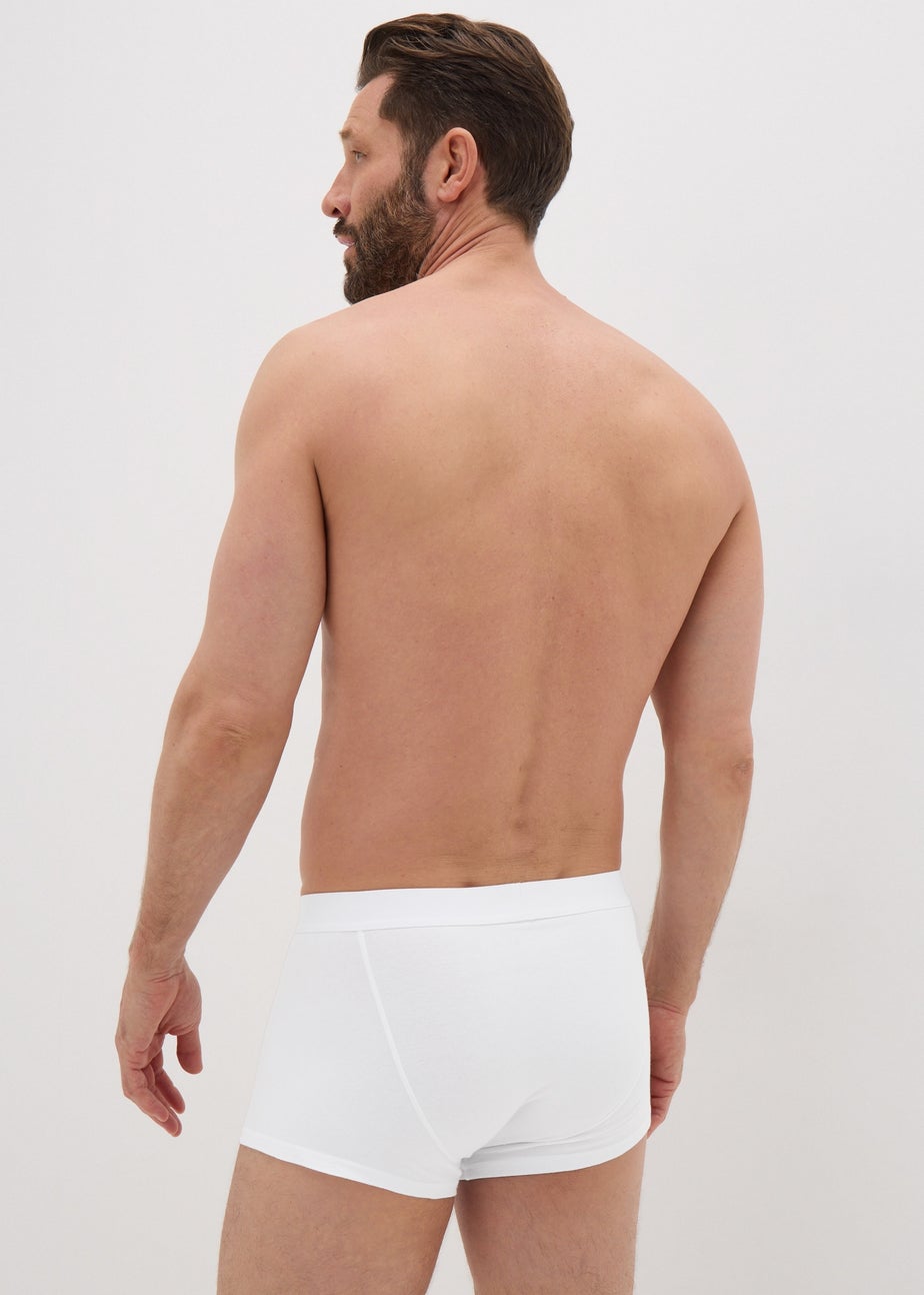 3 Pack White Hipster Boxers