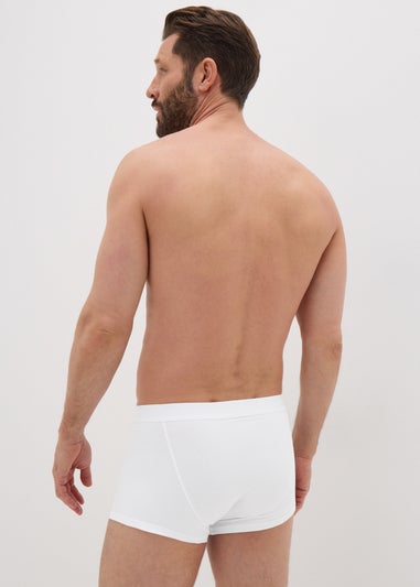 3 Pack White Hipster Boxers