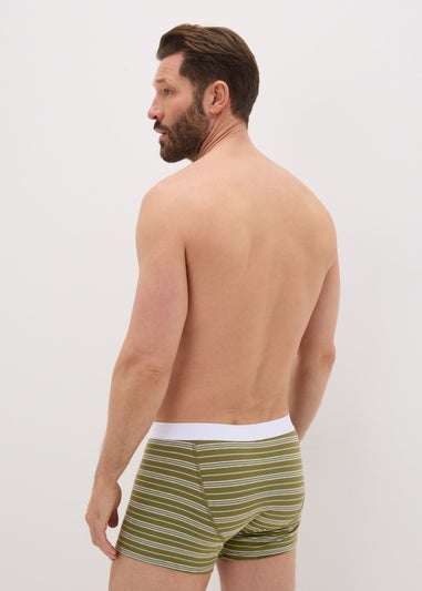 5 Pack Multicolour Stripe Keyhole Boxers