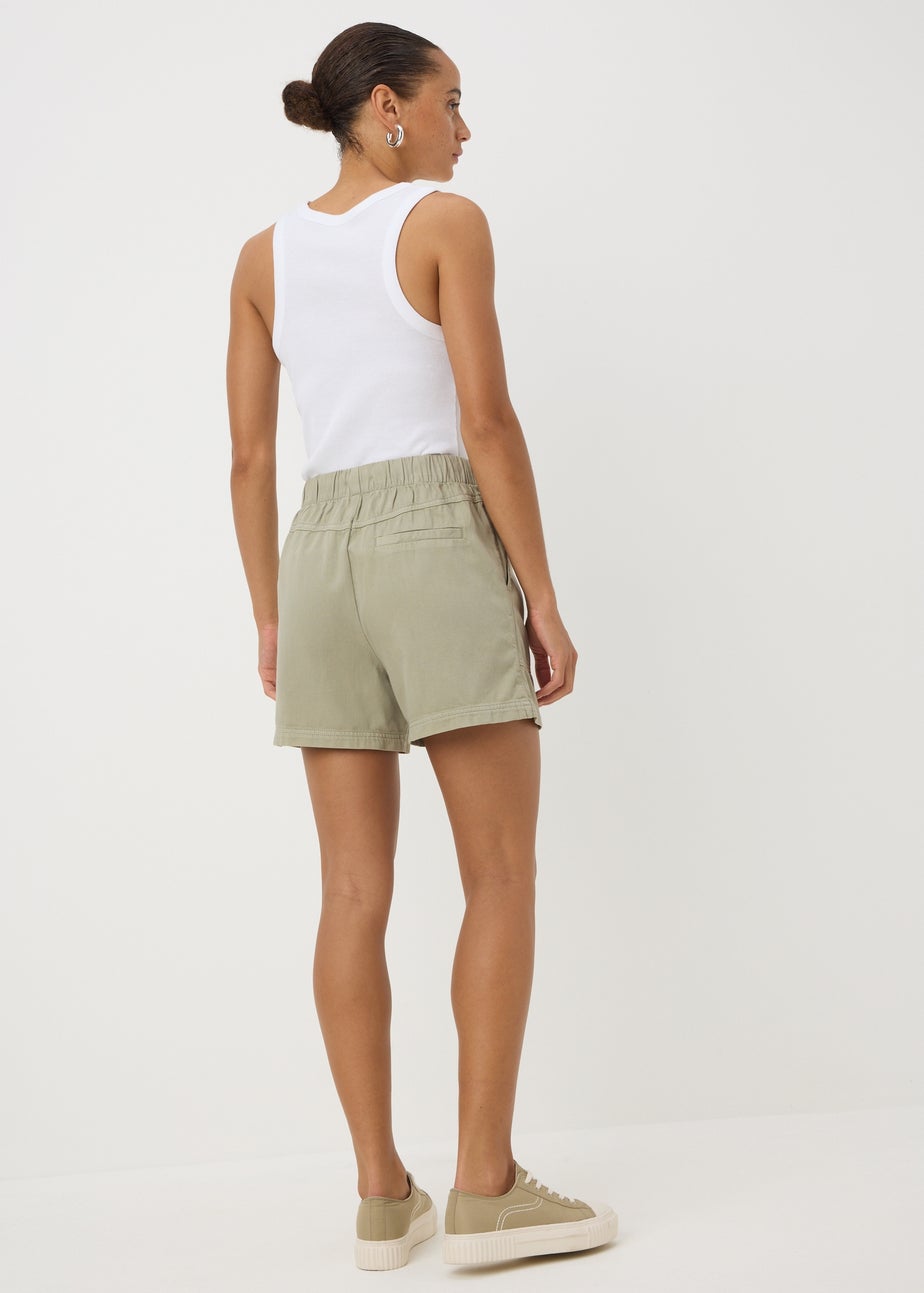 Sage Green Utility Shorts