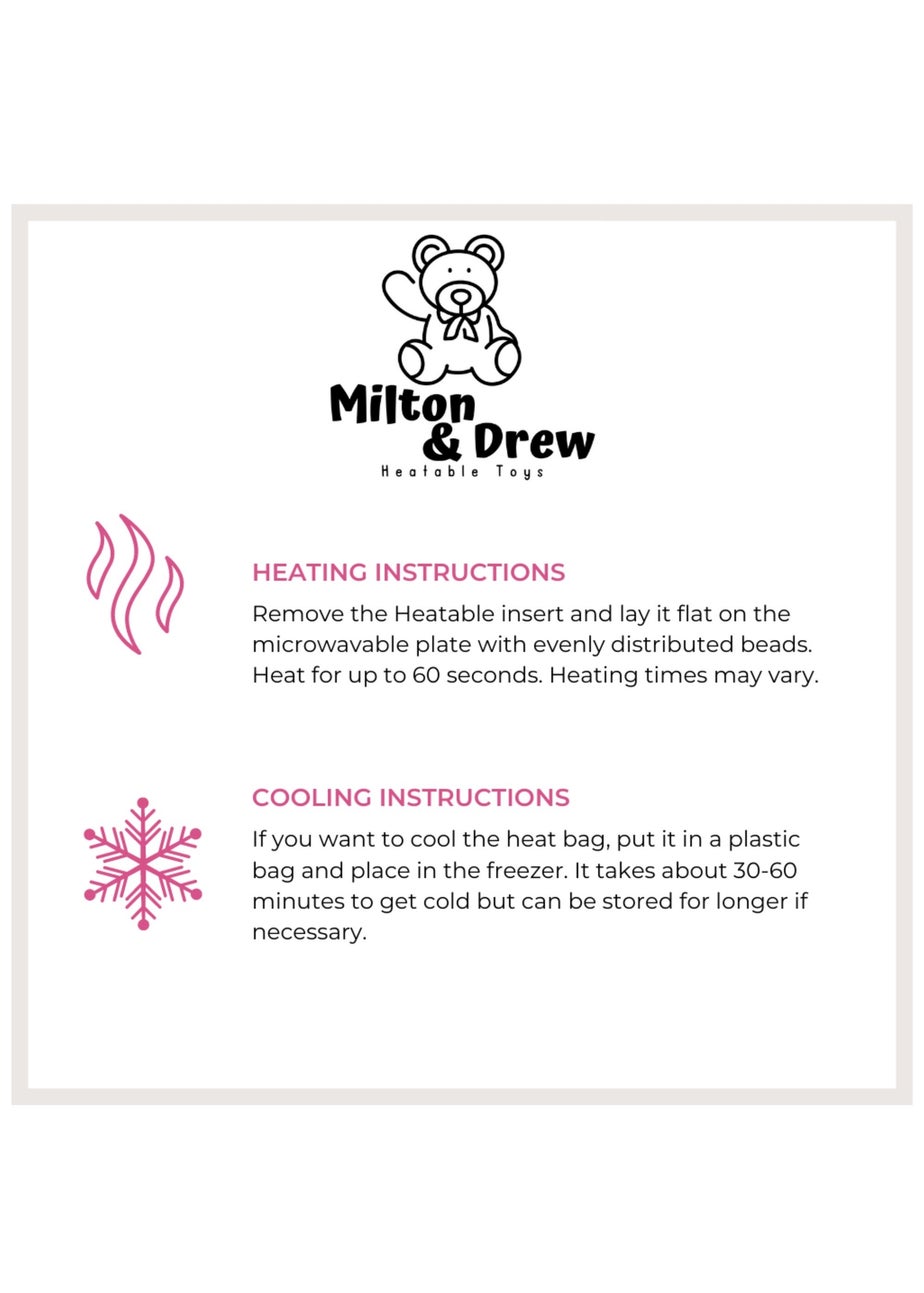 Milton & Drew Llamazing White Llama Heatable Stuffed Toy