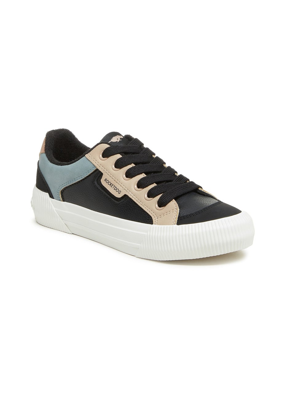 Rocket Dog Black Cheery Blocked Sporty Shoe
