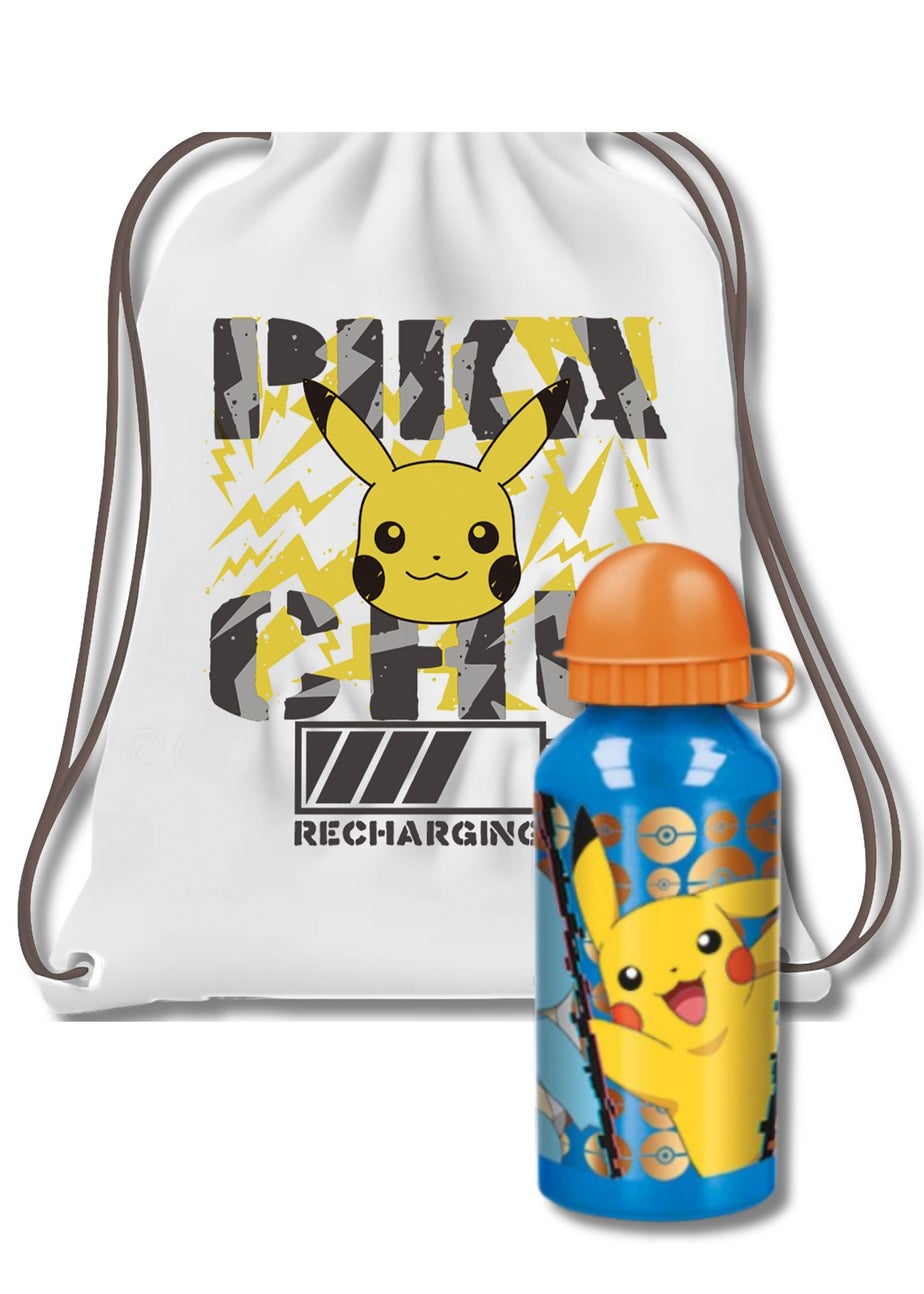 Pokemon Orange Insulated Lunch Bag Set