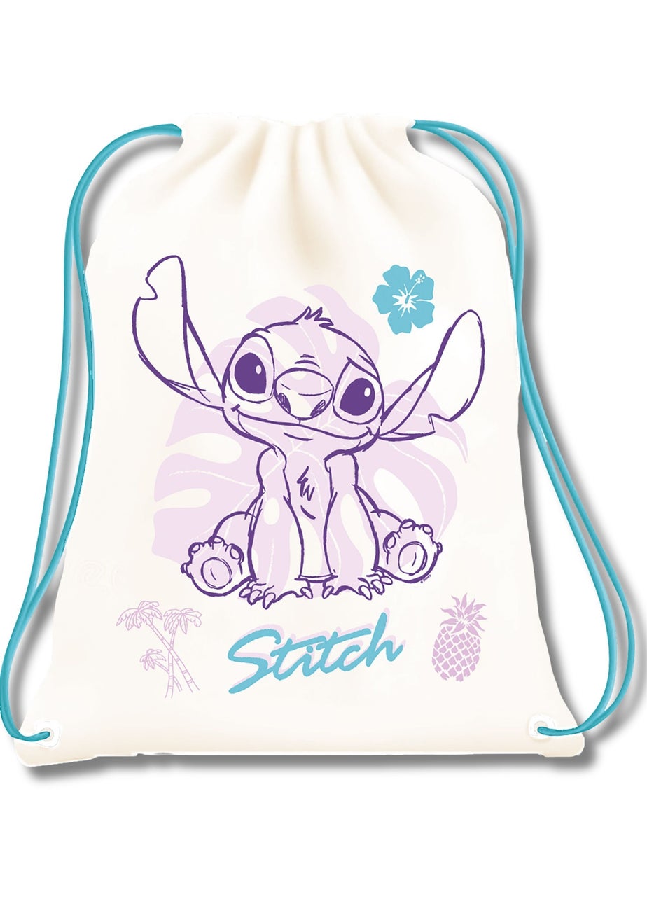 Disney Stitch Cream Palms Hydro Bottle And Insulated Lunch Bag