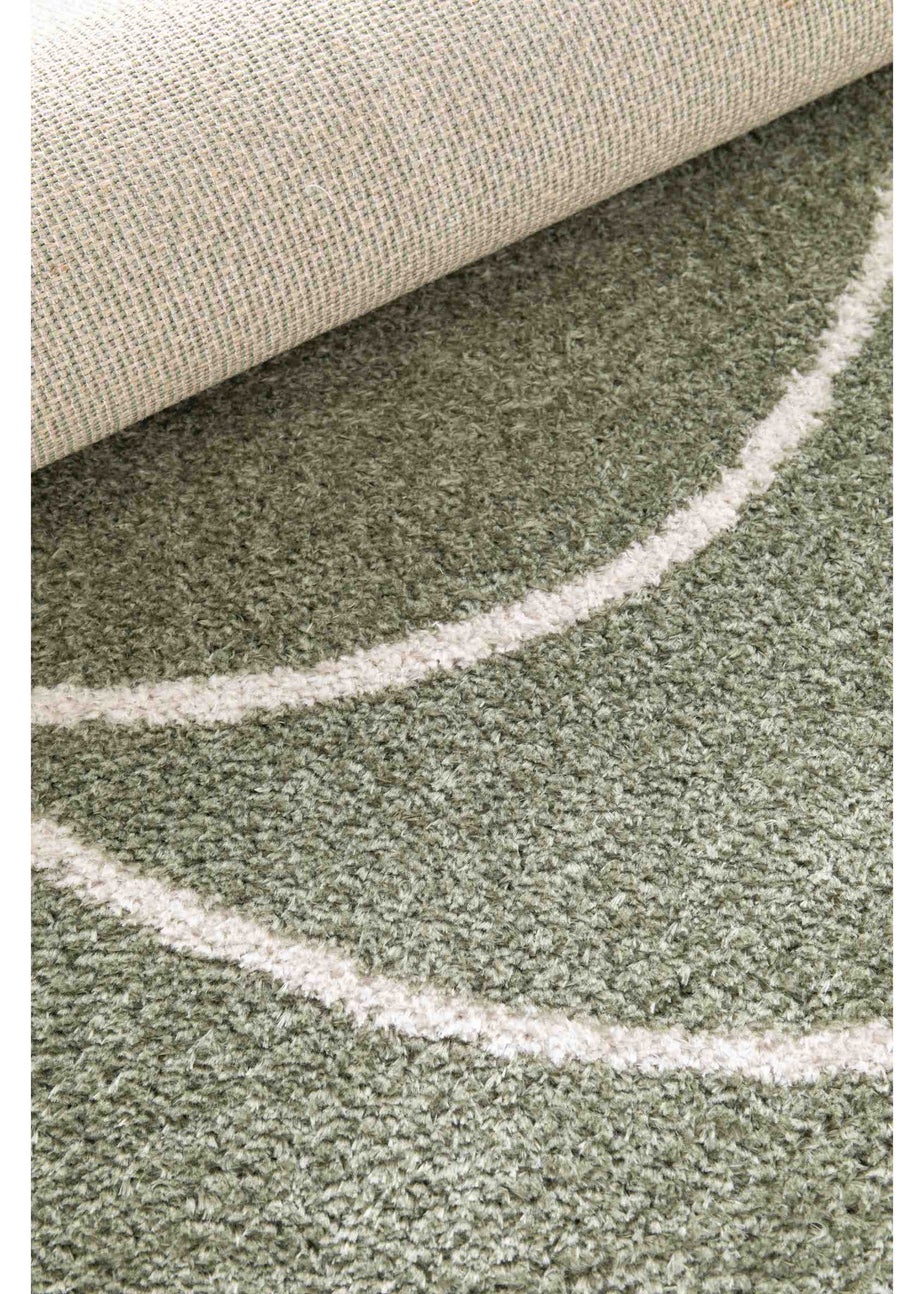 Relay Homemaker Halo Squiggle Sage Rug