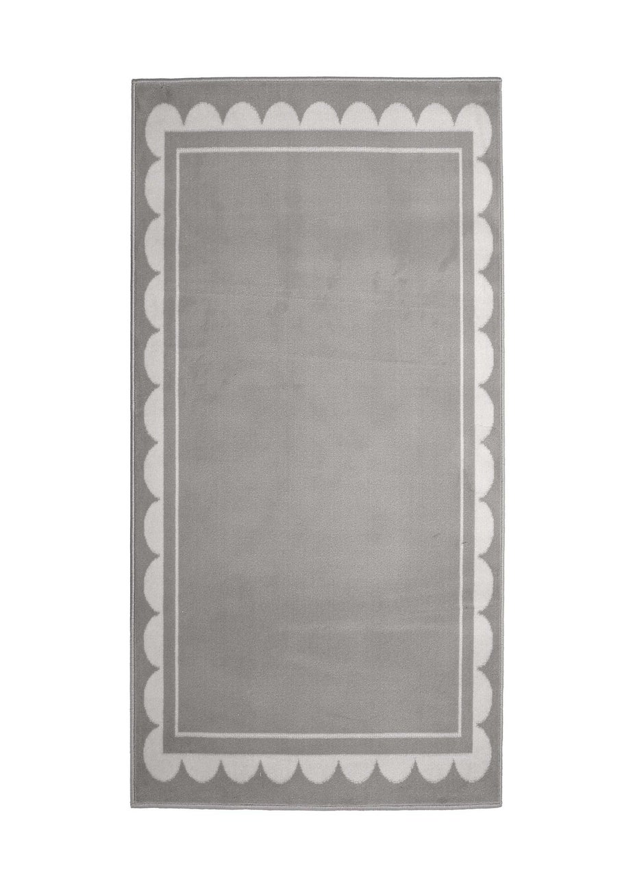 Homemaker Scallop Grey Rug