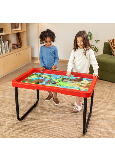Toyrific Play Tray With Sea & Dino Play Mat Set