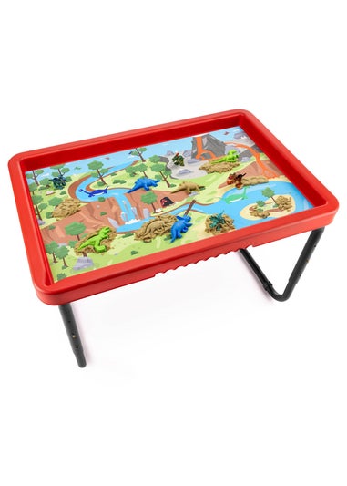 Toyrific Play Tray With Sea & Dino Play Mat Set