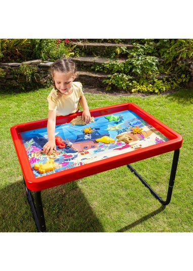 Toyrific Play Tray With Sea & Dino Play Mat Set