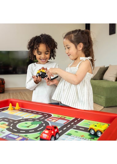 Toyrific Play Tray With City & Race Play Mat Set