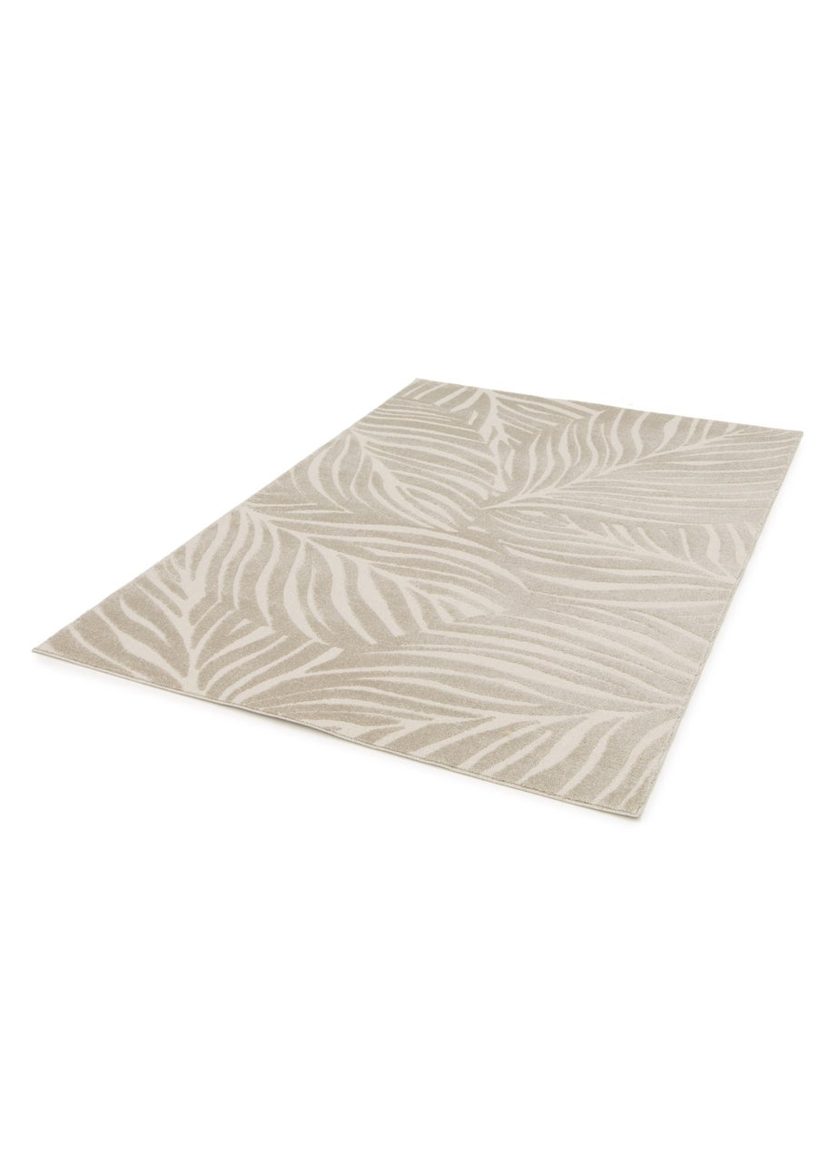 Homemaker Milan Leaves Natural Rug