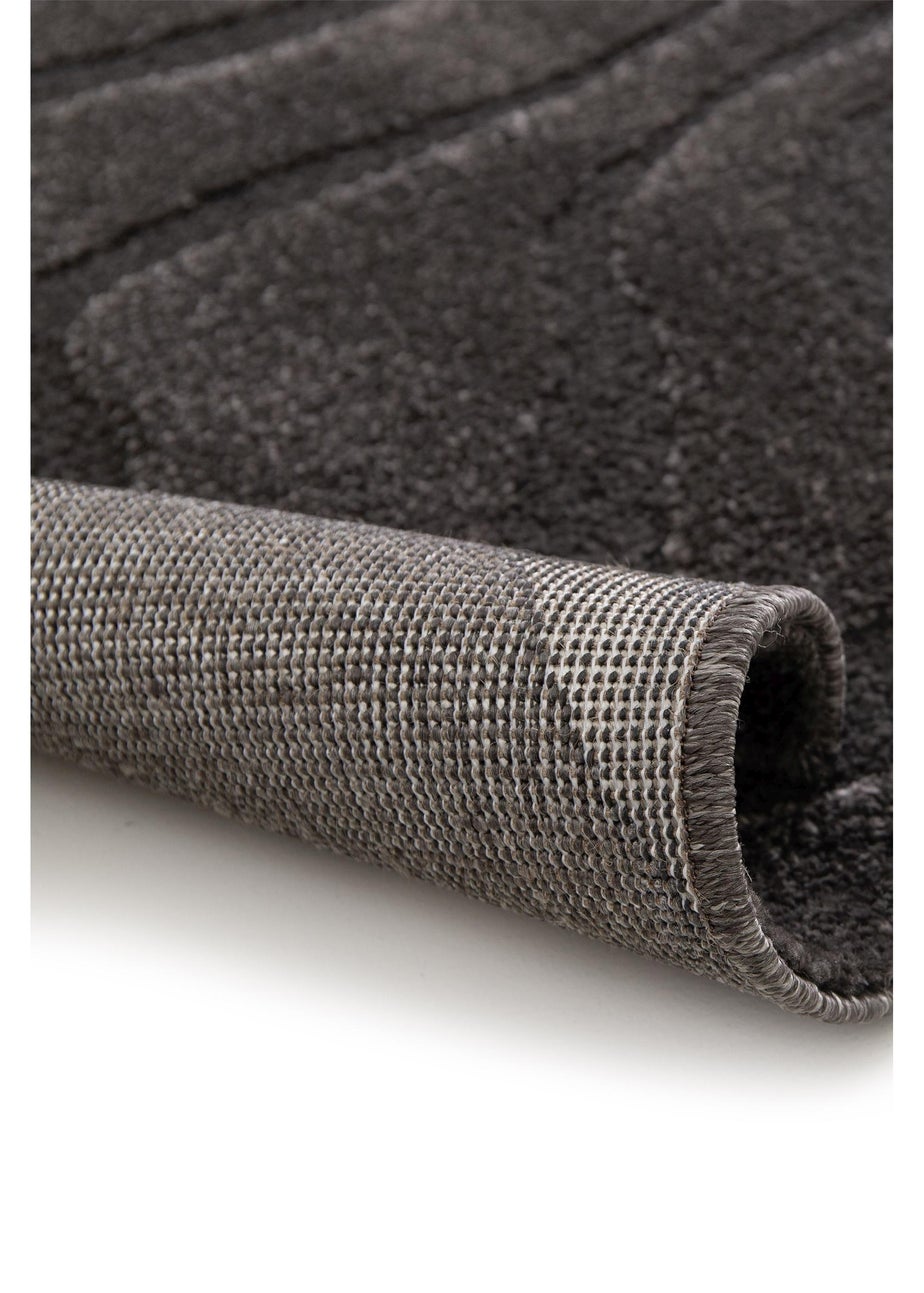 Homemaker Reef Ripple Charcoal Anthracite Rug