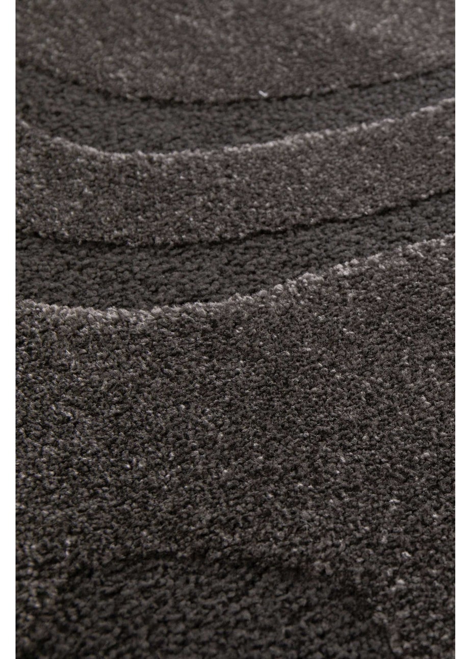 Homemaker Reef Ripple Charcoal Anthracite Rug