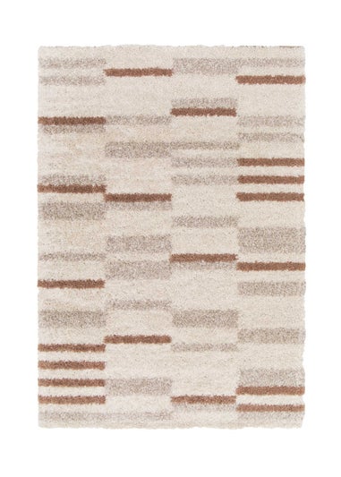 Homemaker Nomad Linear Natural Shaggy Rug