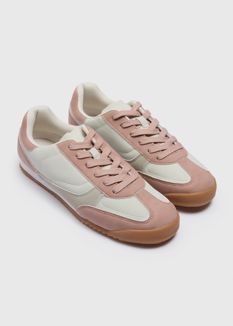Pink Slim Retro Trainers