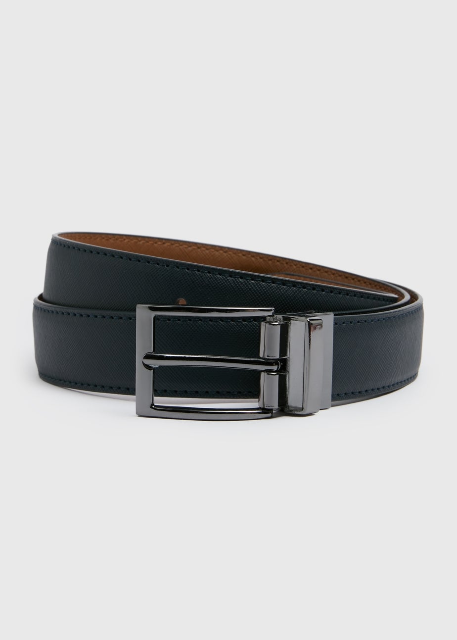 Tan Reversible Smart Belt