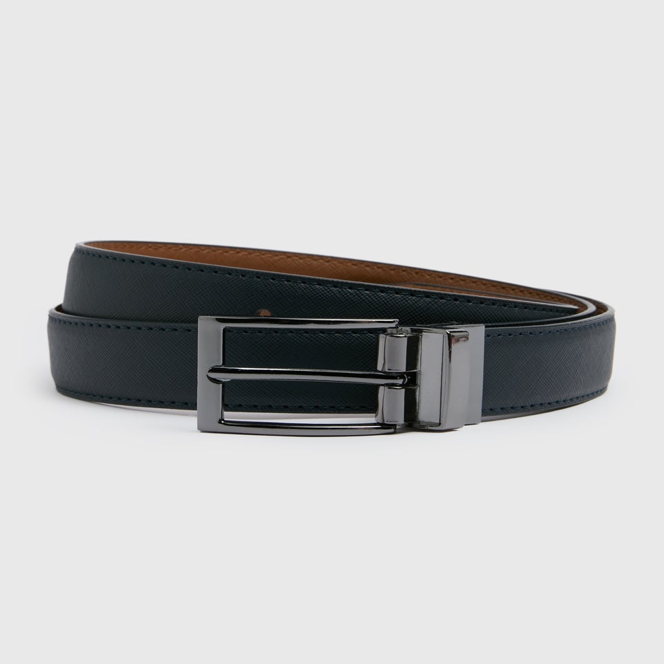 Tan Reversible Smart Belt
