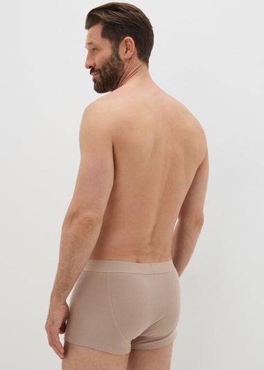 3 Pack Multicolour Ribbed Hipsters