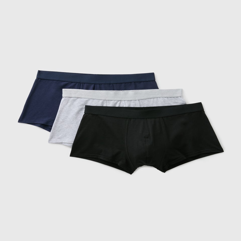 3 Pack Premium Multi Modal Hipster Boxers