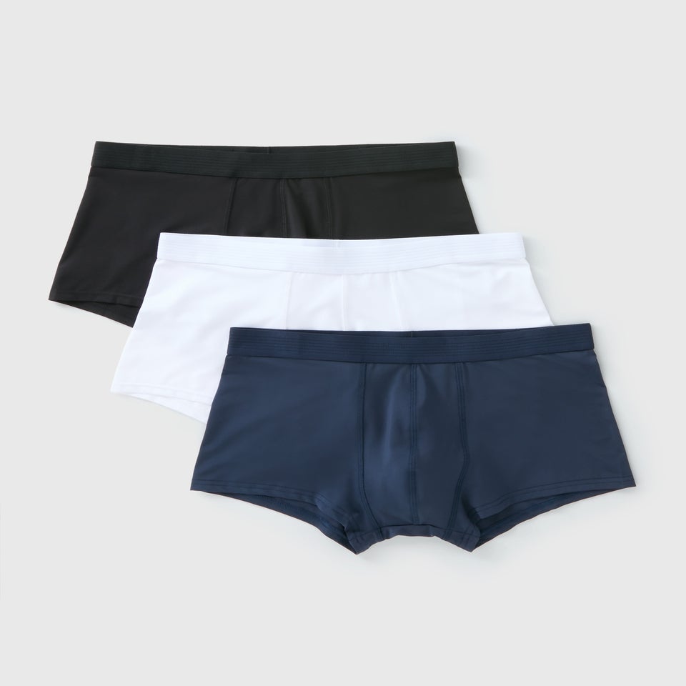3 Pack Premium Microfibre Hipster Boxers