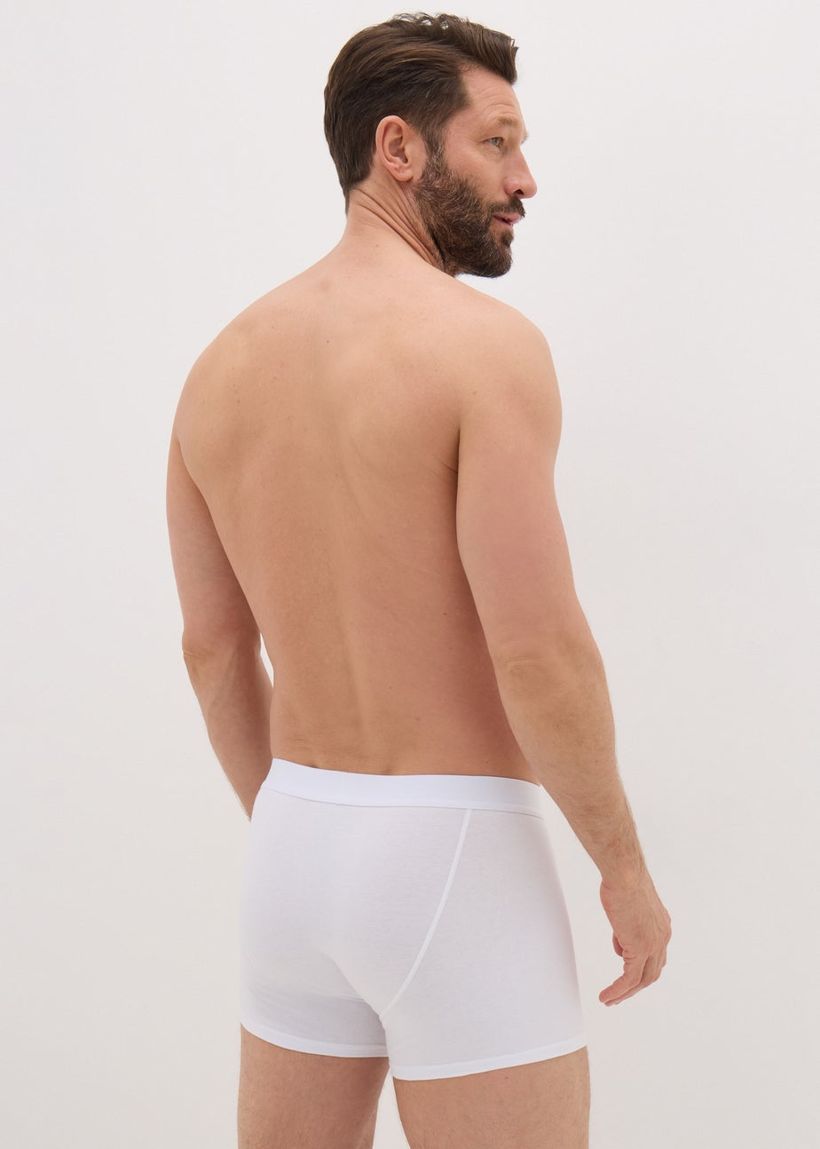 3 Pack White Keyhole Boxers