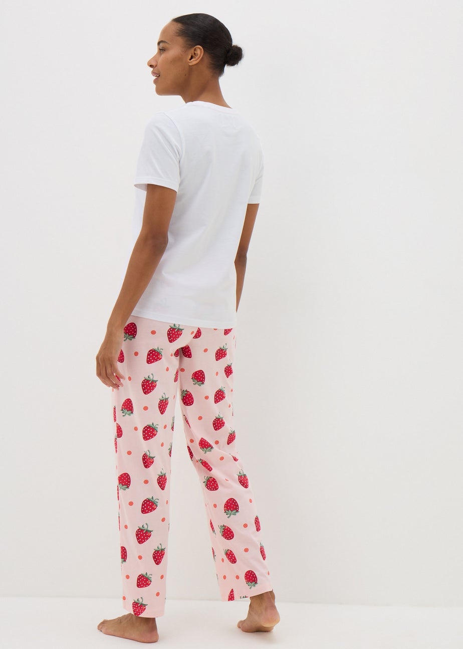 Pink Strawberry Sweet Dreams Pyjama Set