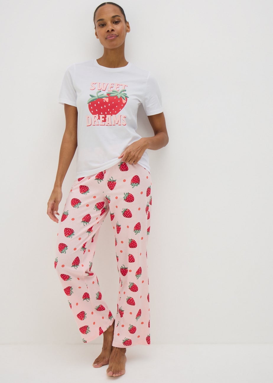 Pink Strawberry Sweet Dreams Pyjama Set