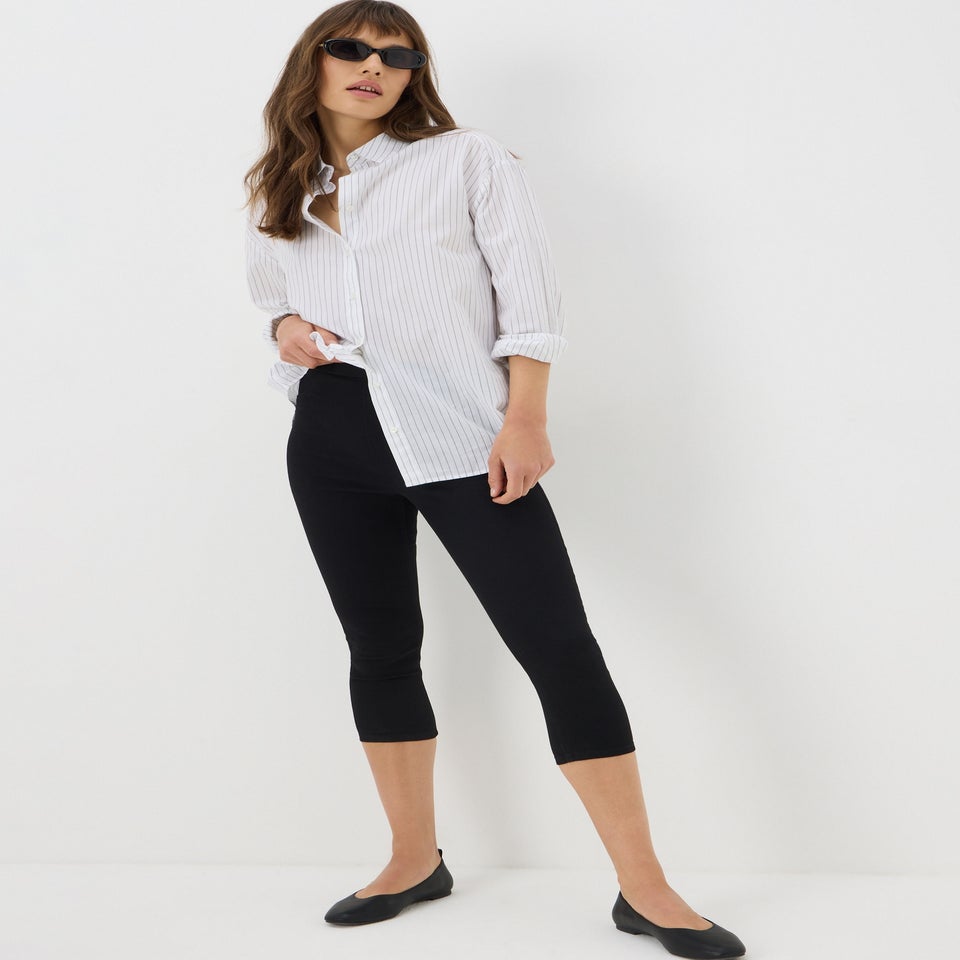 Black Rosie Cropped Jeggings