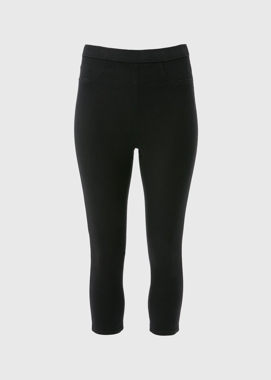 Black Rosie Cropped Jeggings