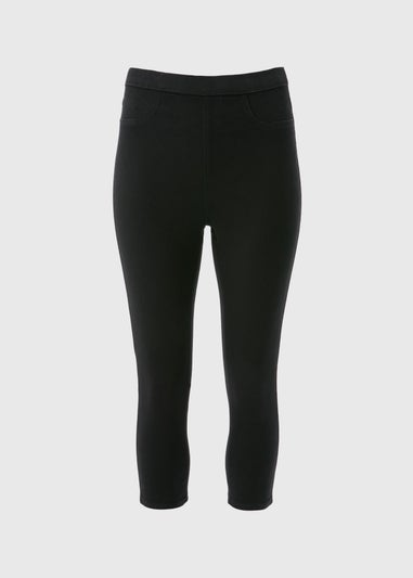 Black Rosie Cropped Jeggings