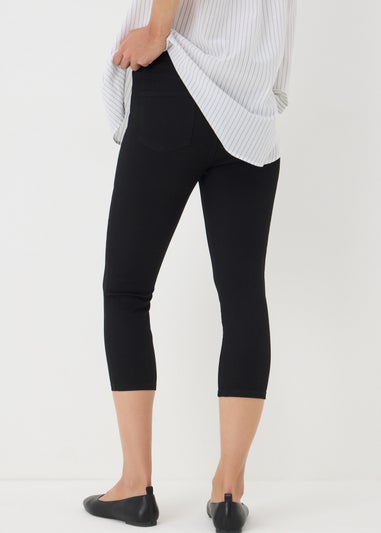 Black Rosie Cropped Jeggings