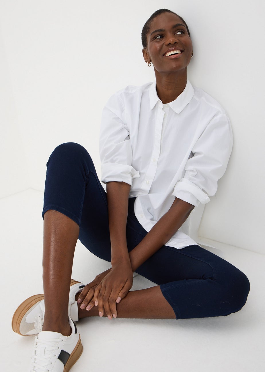 Blue Rosie Rinsewash Cropped Jeggings