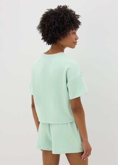 Sage T-Shirt & Shorts Pyjama Set