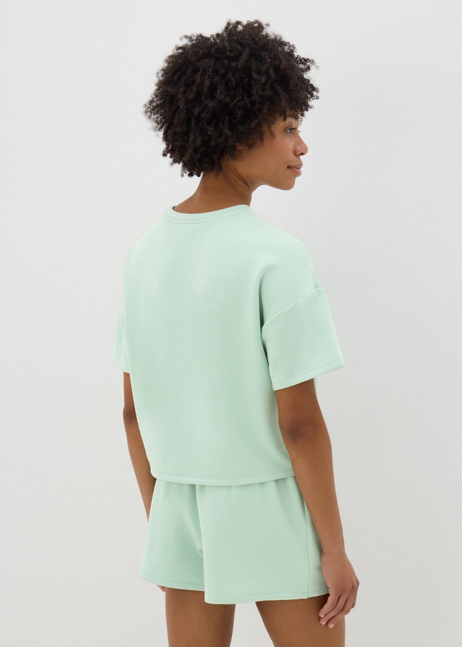 Sage T-Shirt & Shorts Pyjama Set