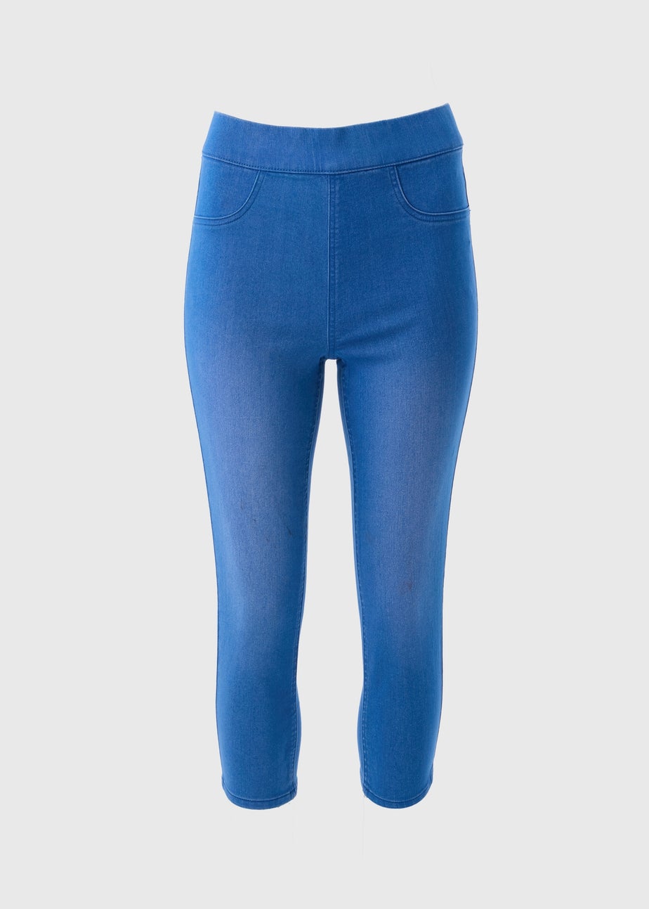 Blue Denim Rosie Cropped Jeggings